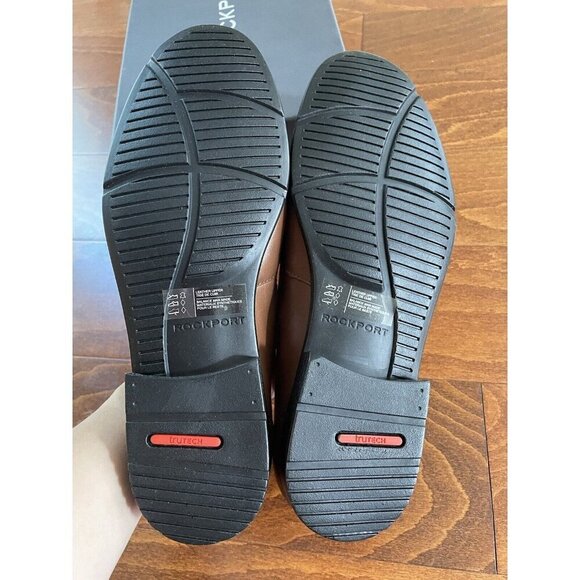 Rockport Men's Dark Brown Leather Classic Venetian Loafer Sz 6.5 W NWOB Slip On - Picture 4 of 5